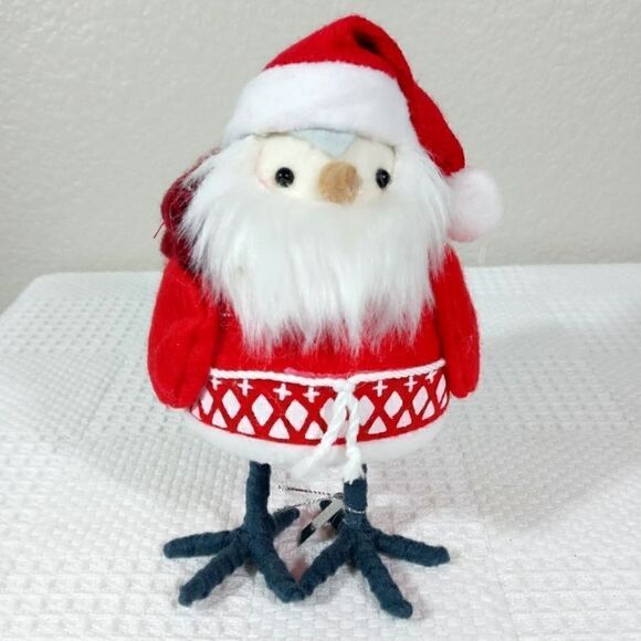 Wondershop Fabric Featherly Friends Santa Bird Koselig Christmas Figurin… - Picture 2 of 4